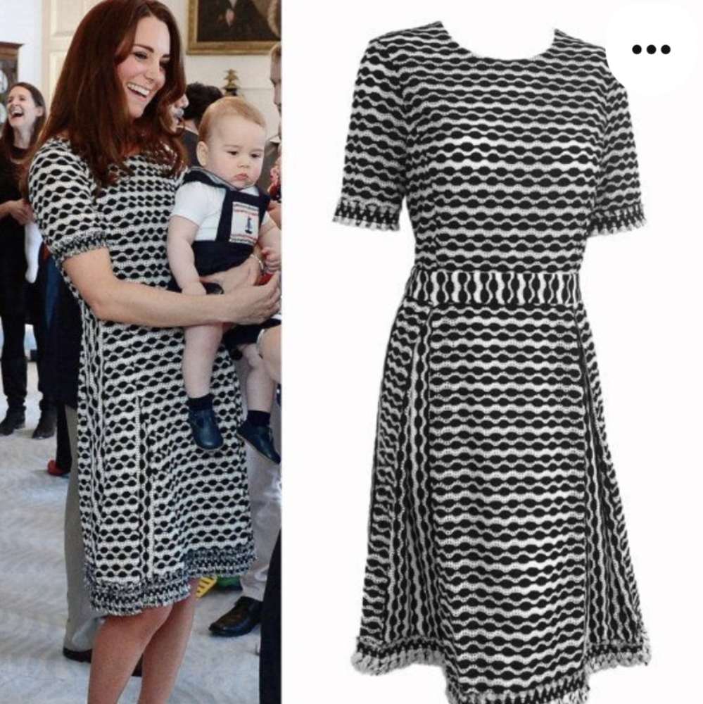 Tory Burch 'Paulina' Open-Knit Dress